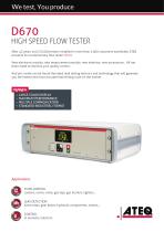 Flow tester | D670