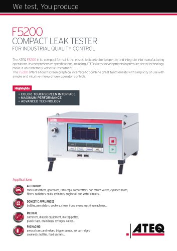 LEAK TESTER | F5200