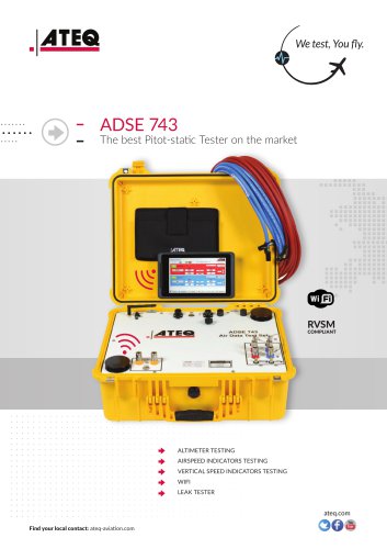 PITOT STATIC TESTER ADSE 743