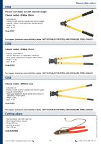 Ratcheting cable cutters