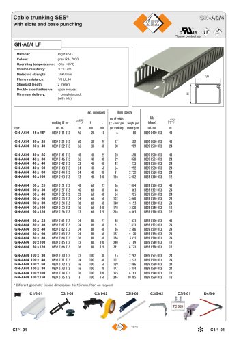 Cable trunking GN-A6/4