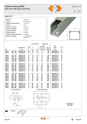 Cable trunking GN-S LF