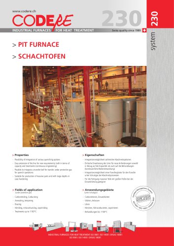 PIT FURNACE system 230