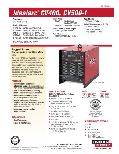 Idealarc® CV400 MIG Welder