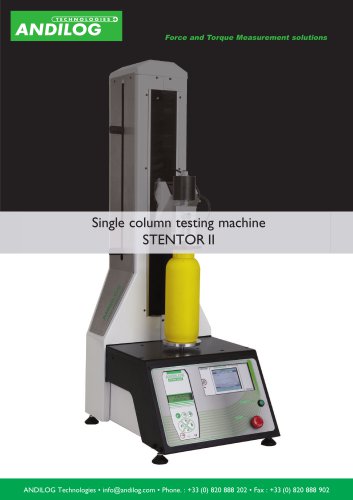 Automated Force test stand up to 2500N