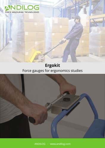 Ergokit, force gauges for ergonomic measurements