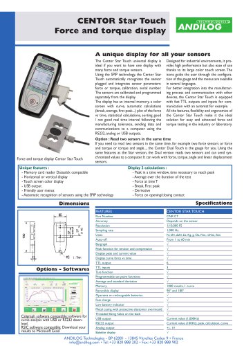 Universal display Centor Touch