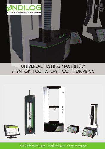 Universal testing machines Stentor Atlas T-Drive