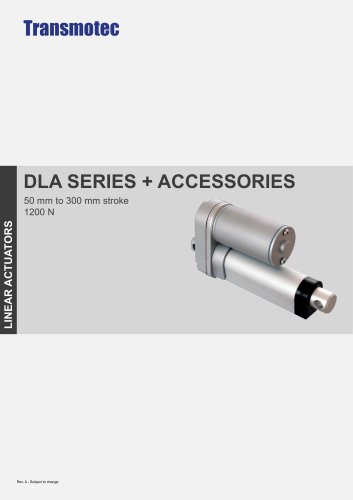 Complete DLA Series Actuator Catalogue