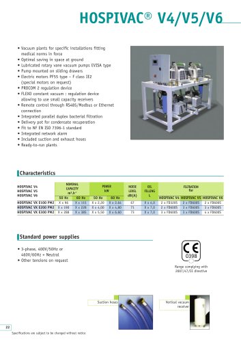 HOSPIVAC V4 / V5 / V6