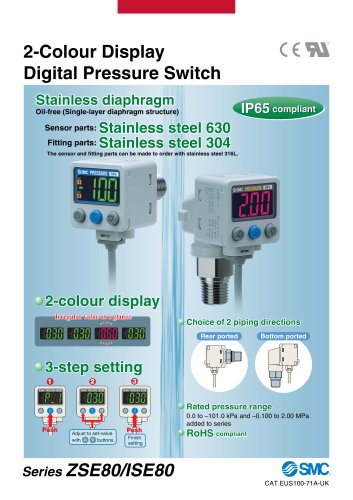 Colour Display Digital Pressure Switch