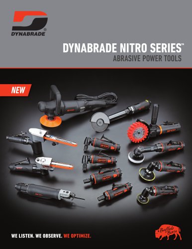 DYNABRADE NITRO SERIES ABRASIVE POWER TOOLS