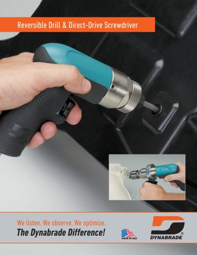 Reversible Drill & Direct-Drive Screwdriver