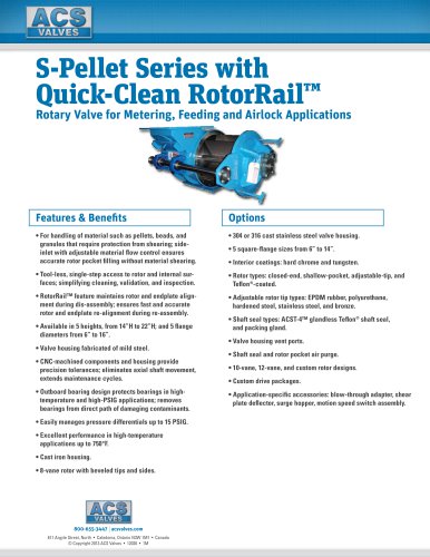 S-Pellet Series with Quick-Clean RotorRail™