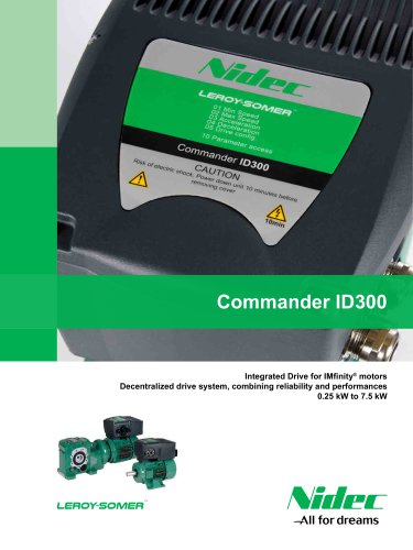 Commander ID300: Integrated Drive for IMfinity® motors