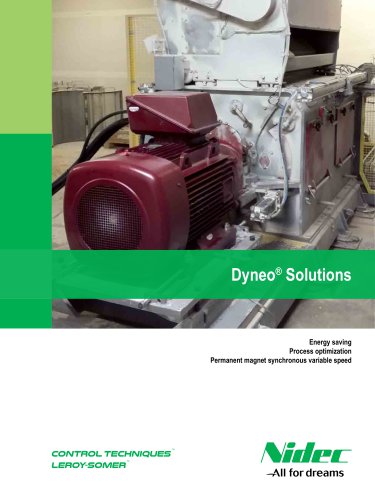 Dyneo® Solutions: Permanent magnet synchronous variable speed