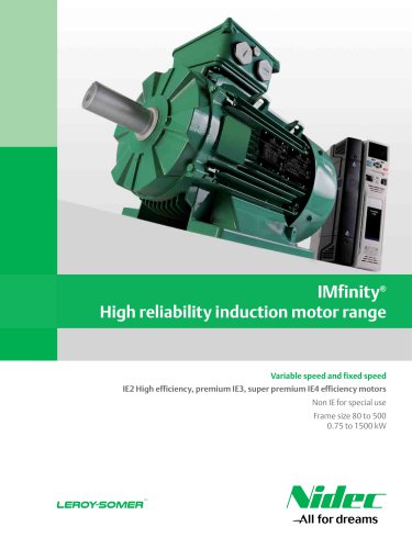 IMfinity® High reliability induction motor range