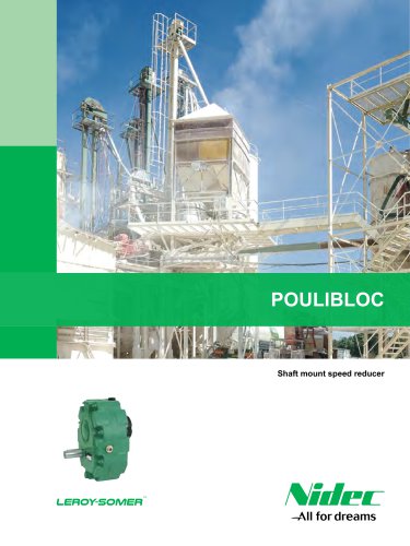 Poulibloc shaft mount speed reducer