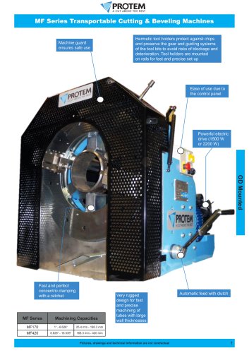 Cutting & Beveling Machines for Prefabrication Jobs