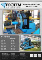 High Speed Cutting and Beveling - CTA Series