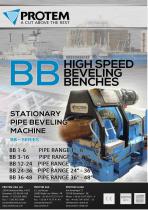 Protem BB Series - High speed beveling bench