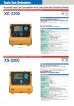 XC-2200, XS-2200 - diffusion type personal gas monitor for hydrogen sulfide