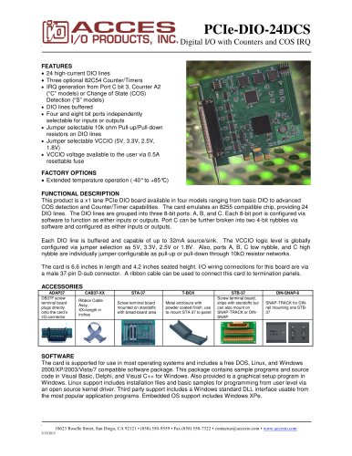 PCIe-DIO-24DCS