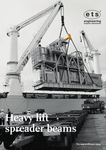 Heavy lift spreader beams