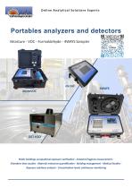 Portables analyzers and detectors