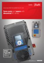 Save costs and space with decentral AC drives