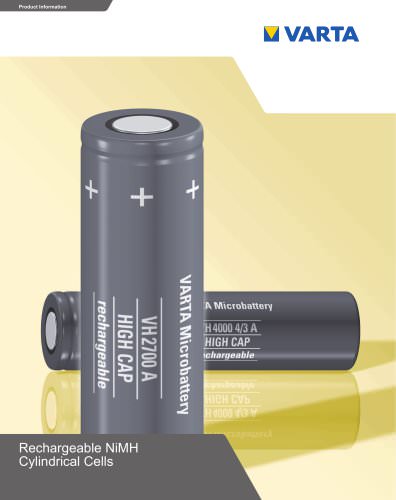 Rechargeable NiMH Cylindrical