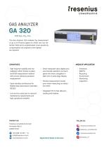 Gas Analyzer GA320 N2O CO2 CH4 Data Sheet