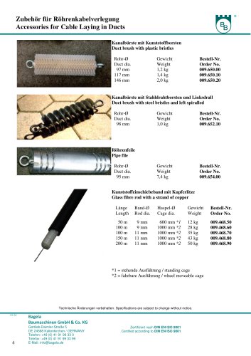 Glass fibre rods