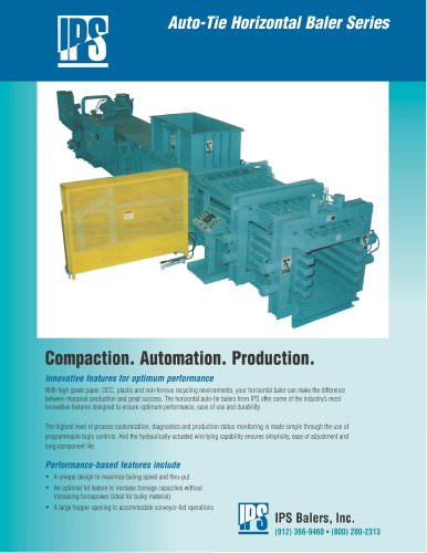 IPS Auto-Tie Horizontal Baler Series