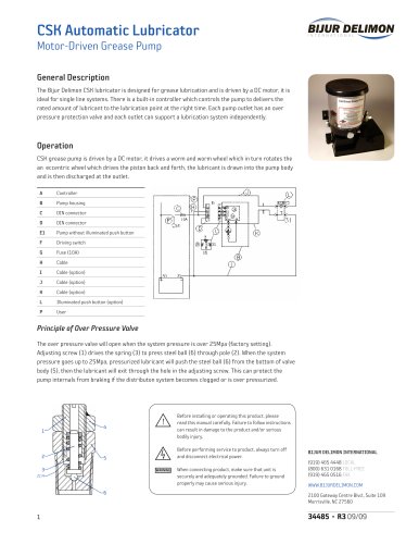 CSK Automatic Lubricator