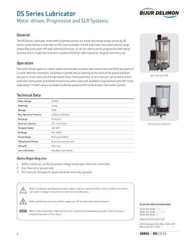 DS Series Lubricator