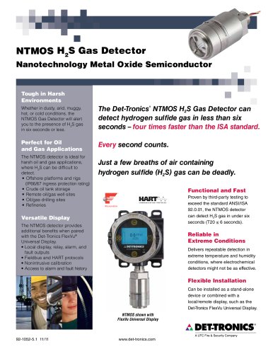 Hydrogen Sulfide Gas Detector (NTMOS)