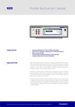 9000 Portable Multifunction Calibrator