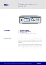 M525 Programmable Capacitance Decade