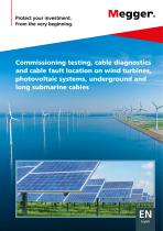 Commissioning testing, cable diagnostics and cable fault location