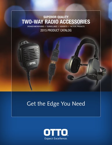 TWO-WAY RADIO ACCESSORIES 2015 PRODUCT CATALOG