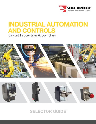 Industrial Automation & Controls Circuit Protection & Switches Product Selector Guide