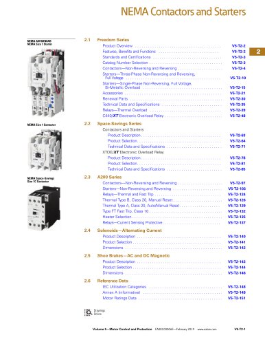 NEMA Contactors and Starters