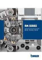 Brochure cam-controlled multi-slide machine RM series