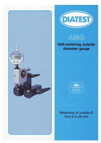 Self-centering outside diameter gauge AMG