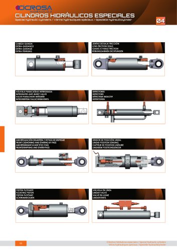 Special hydraulic cylinders