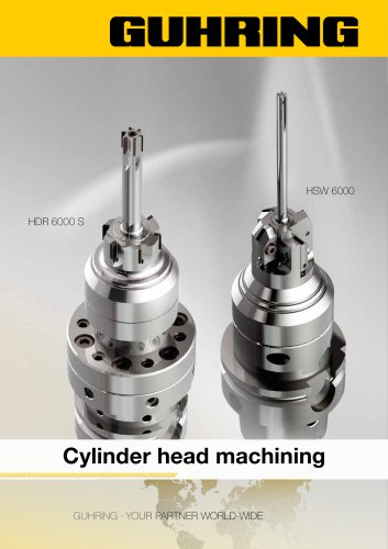 Cylinder head machining HDR 6000 S and HSW 6000