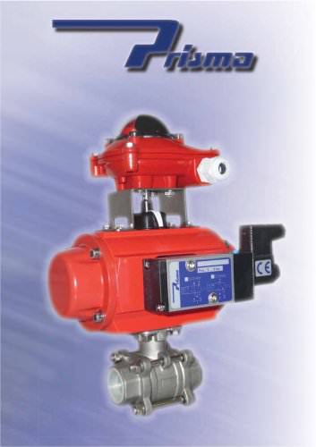 VALVES WITH PRISMA PNEUMATIC ACTUATORS