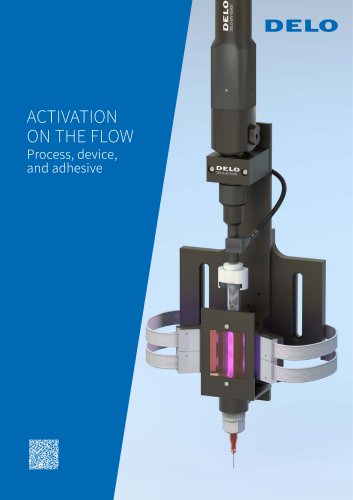 Activation on the flow - Dispensing and curing of adhesives in one step