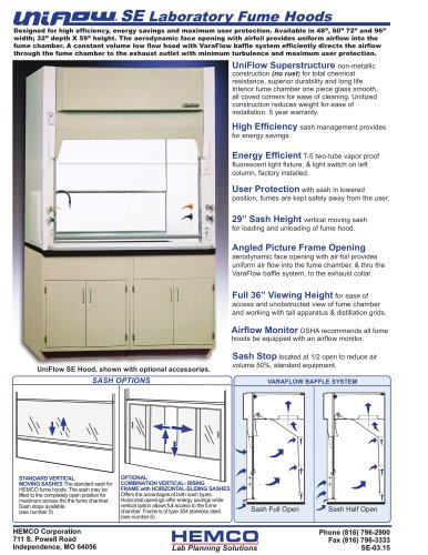 UniFlow SE Fume Hood